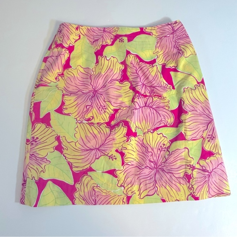 Lilly Pulitzer Vintage White Label Mini Skirt Size 2
